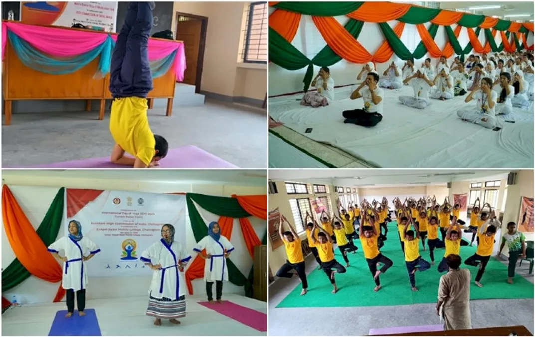 Bangladesh: Yoga Programme-Held-At-Chittagong-Ahead-Of-Iyd-2024