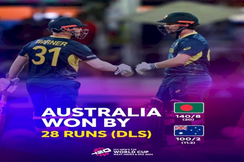 T20-World-Cup:-Australia-Beat-Bangladesh-With-Pat-Cummins’-Historic-Hat-Trick;-England-Set-To-Face-South-Africa-Next