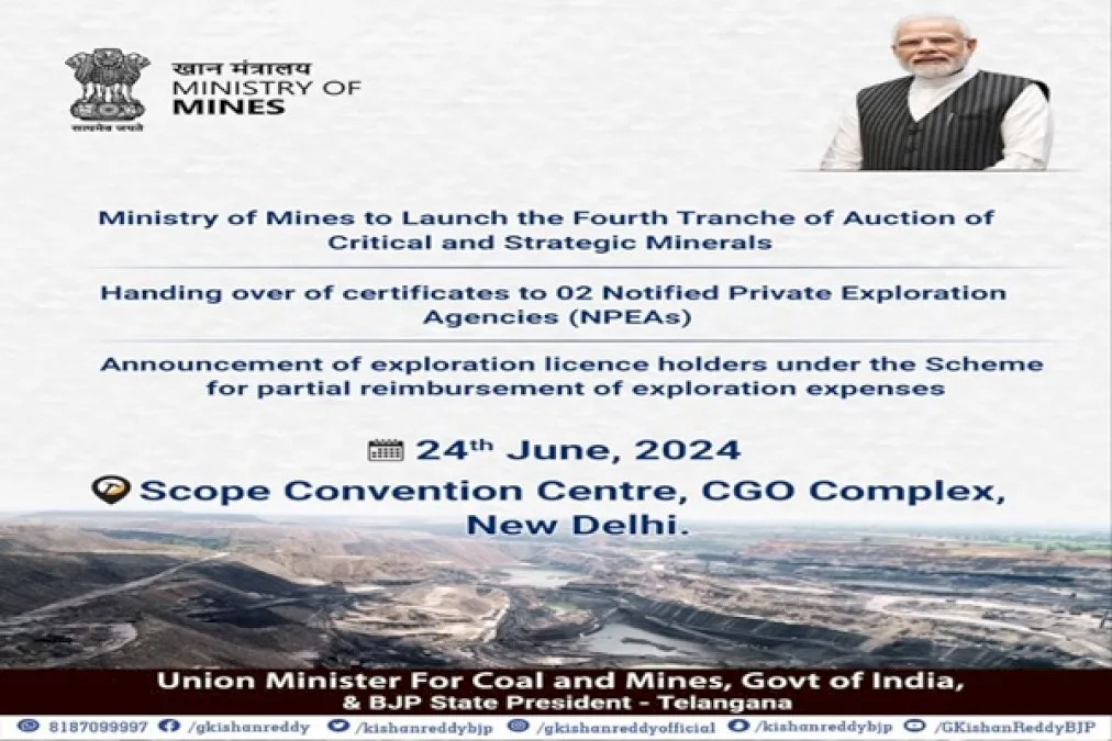 Govt-To-Launch-4Th-Tranche-Of-Auction-For-Critical-&-Strategic-Minerals-Block-Today
