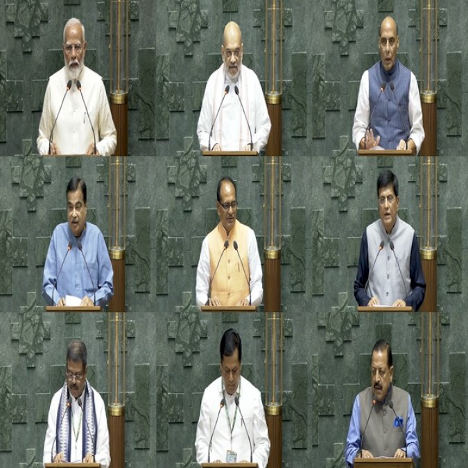 First-Session-Of-18Th-Lok-Sabha-Begins-With-Oath-Taking-Of-Newly-Elected-Mps;-Leader-Of-House-Pm-Modi,-First-To-Take-Oath