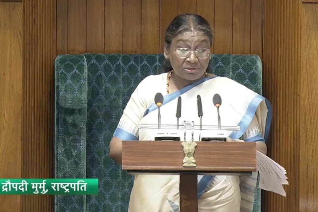 President-Droupadi-Murmu-Highlights-Priorities-Of-The-Government-During-Her-Address-To-Joint-Sitting-Of-Both-Houses-Of-Parliament;-Says,-Agro,-Dairy-And-Fishery-Based-Industries-Are-Being-Expanded-In-Villages
