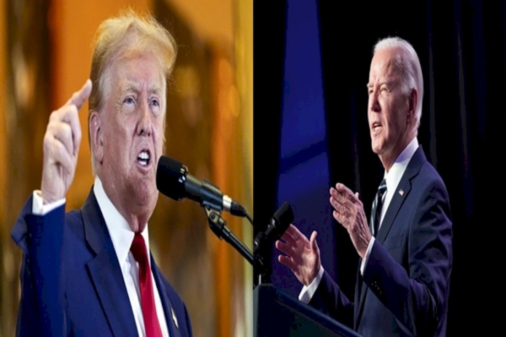 Us-President-Joe-Biden-&-Republican-Rival-And-Former-President-Donald-Trump-Held-First-Presidential-Debate