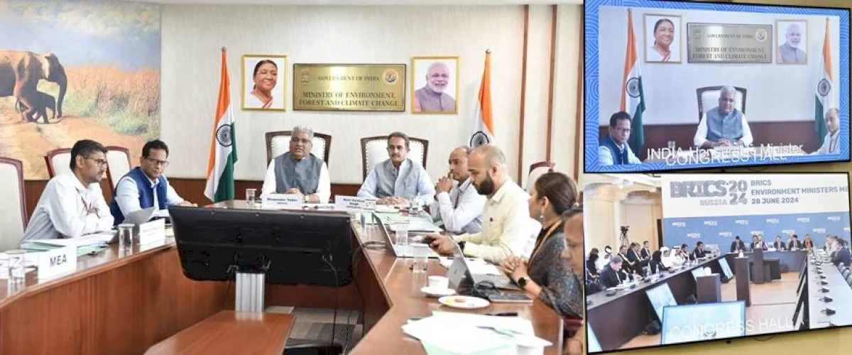 Bhupender-Yadav-Speaks-At-10Th-Meeting-Of-Brics-Environment-Ministers-Virtually