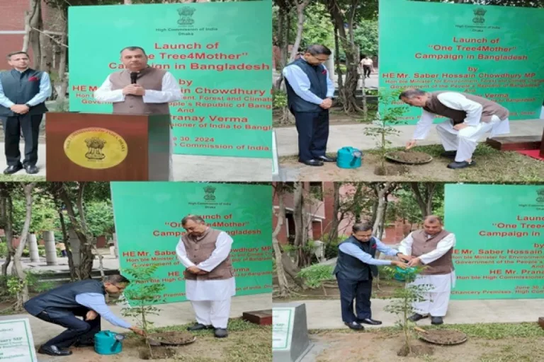 Indian-High-Commission-Launched-‘One-Tree4Mother’-Campaign-In-Bangladesh