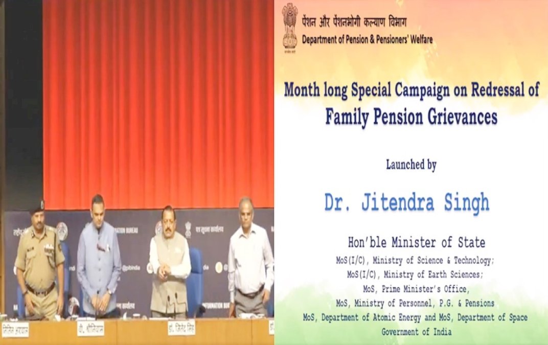 Union-Minister-Dr-Jitendra-Singh-Launches-Special-Campaign-For-Effective-Redressal-Of-Family-Pensioners-Grievances