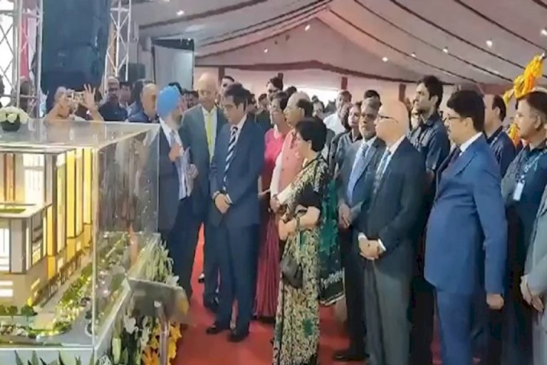 Cji-Addresses-Foundation-Stone-Laying-Ceremony-For-Construction-Of-3-Court-Buildings-At-Karkardooma;-Emphasises-Core-Values-Of-Justice-&-Equality-As-Foundational-Principles-Of-Judiciary