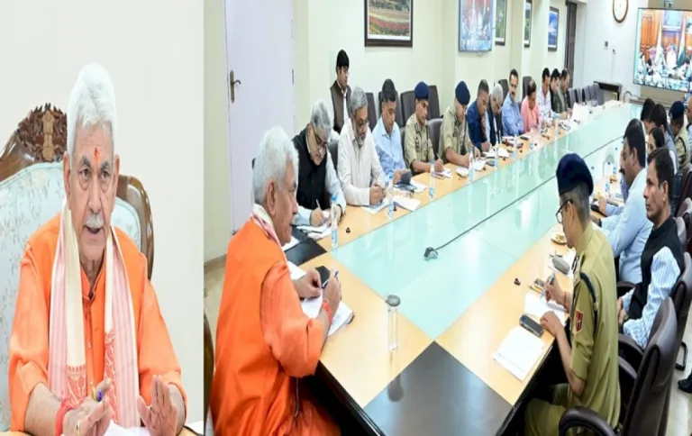 J&K:-Lg-Manoj-Sinha-Chairs-High-Level-Meeting-To-Review-Muharram-Arrangements