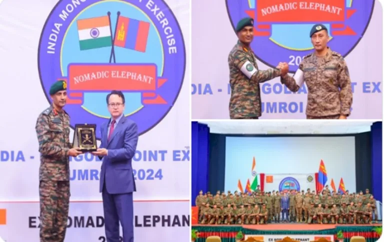 India-Mongolia-Joint-Military-Exercise-Nomadic-Elephant-Begins-In-Meghalaya