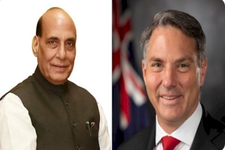 Defence-Minister-Rajnath-Singh-Has-Telephonic-Conversation-With-Australia’s-Deputy-Pm-Richard-Marles 